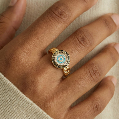 Medusa Guardian Ring by ELLEAURE