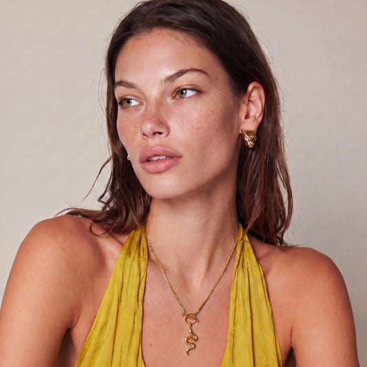 Serpent Power Necklace by ELLEAURE